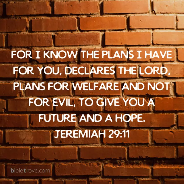 jeremiah 29:11
