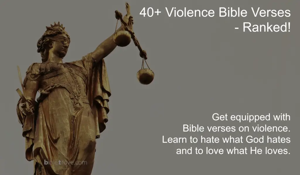 violence bible verses